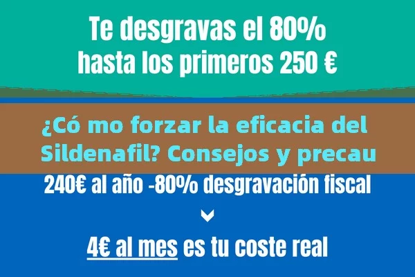 ¿Có mo forzar la eficacia del Sildenafil? Consejos y precauciones